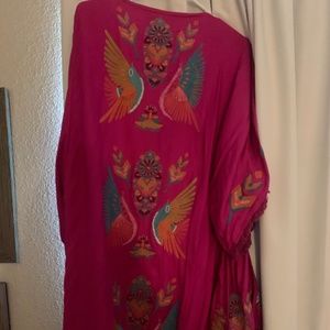 pink kimono